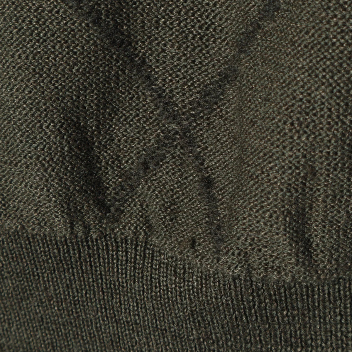 WOOL LINEN ARGYLE KNIT