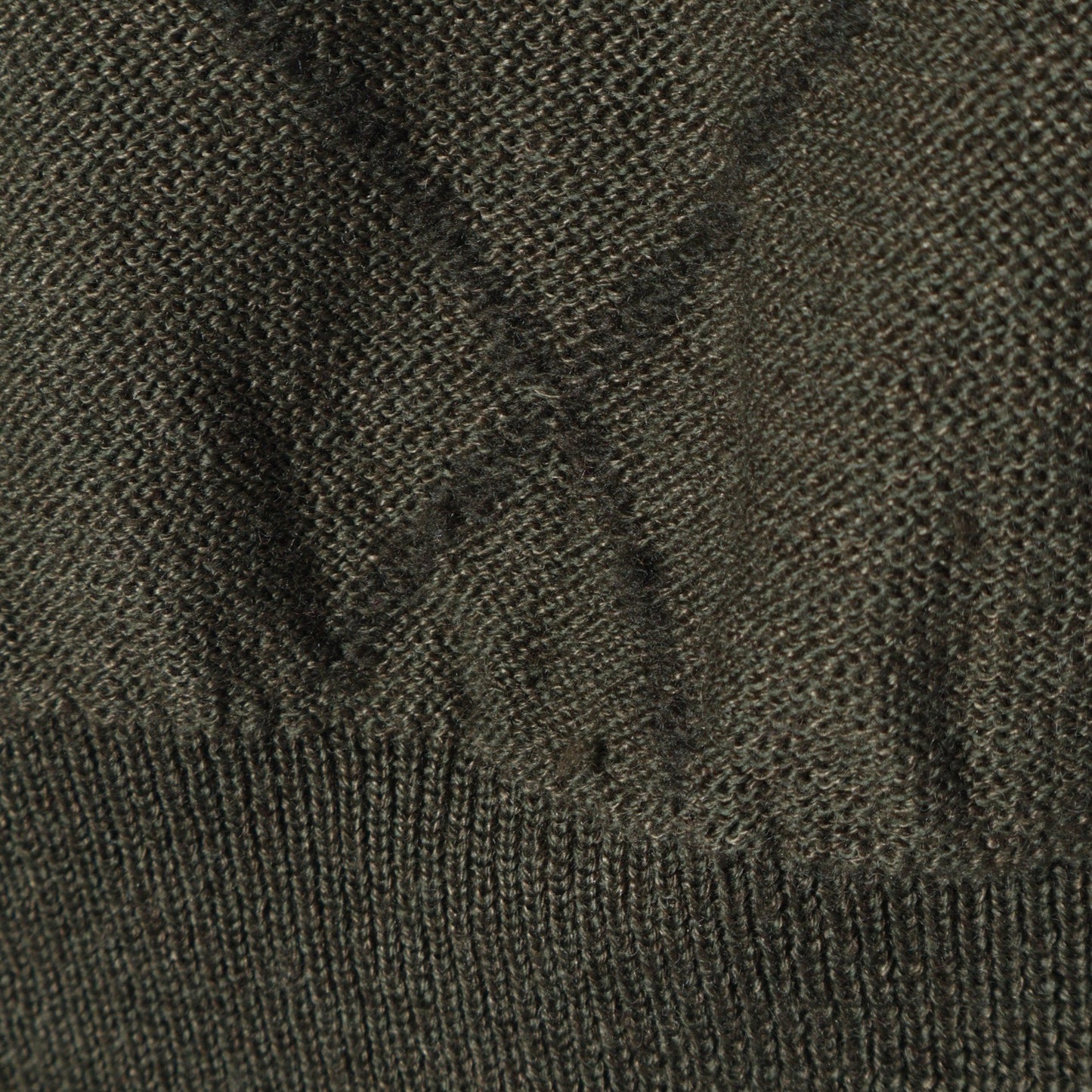 WOOL LINEN ARGYLE KNIT
