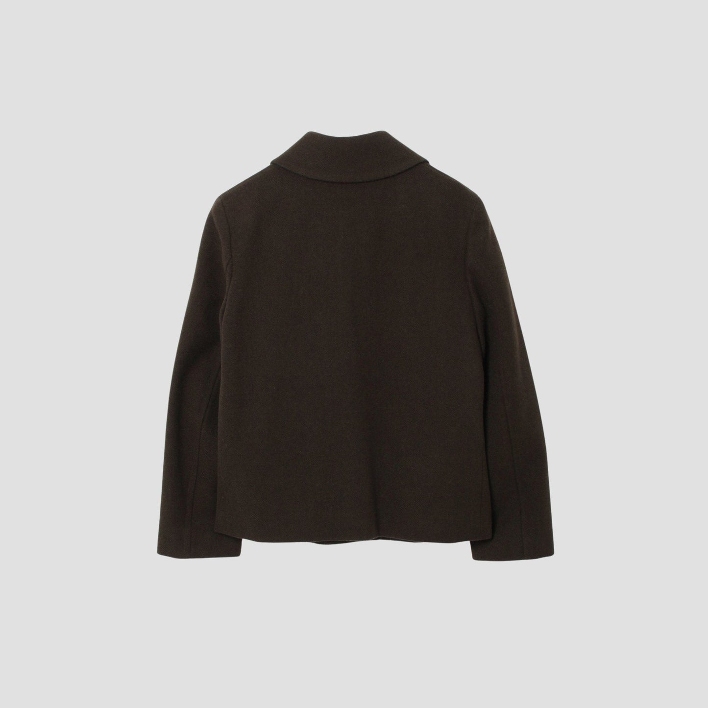 SHETLAND LINEN WOOL COAT