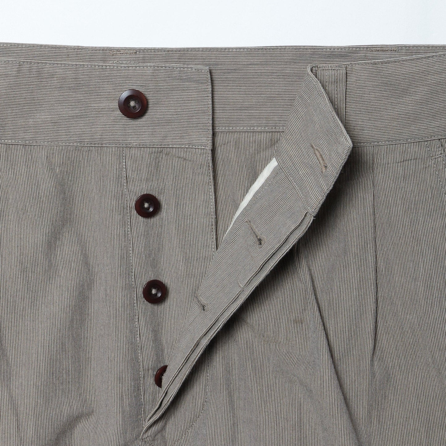 TINY STRIPE COTTON TROUSERS