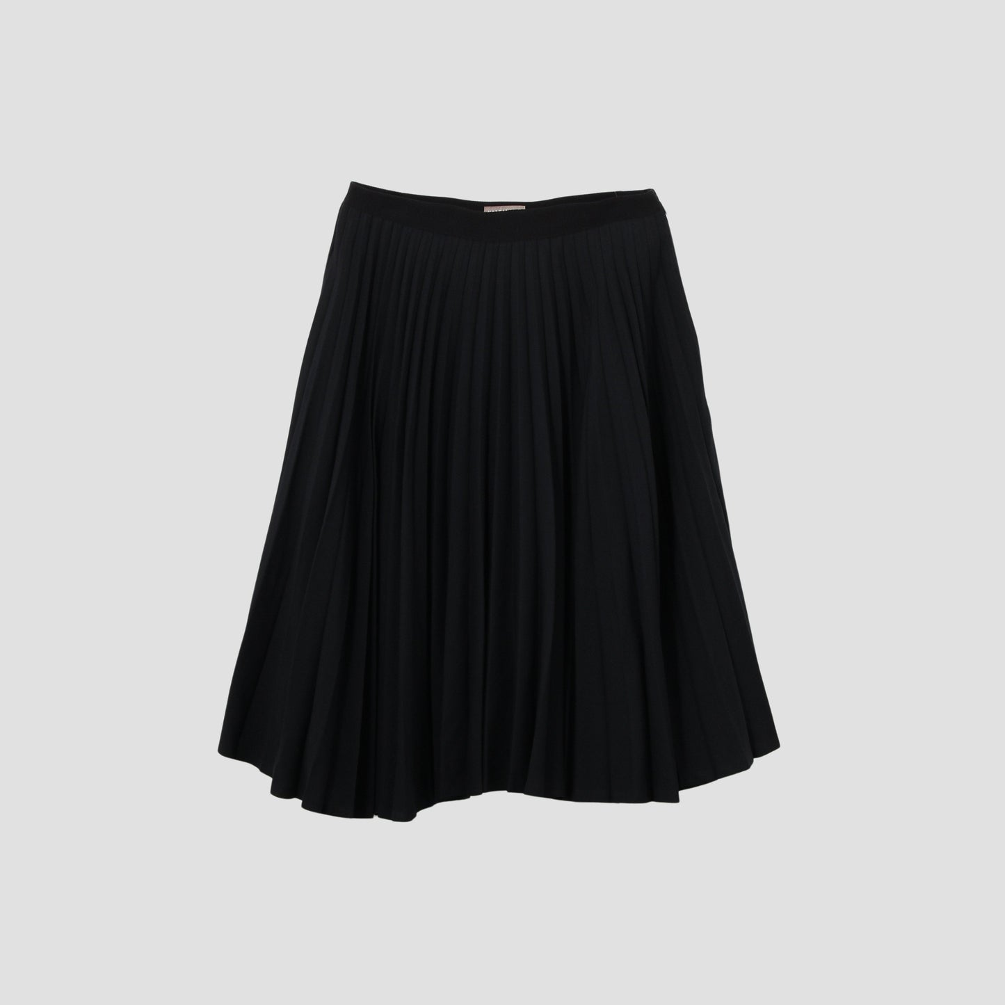 FINE WOOL TWILL SKIRT