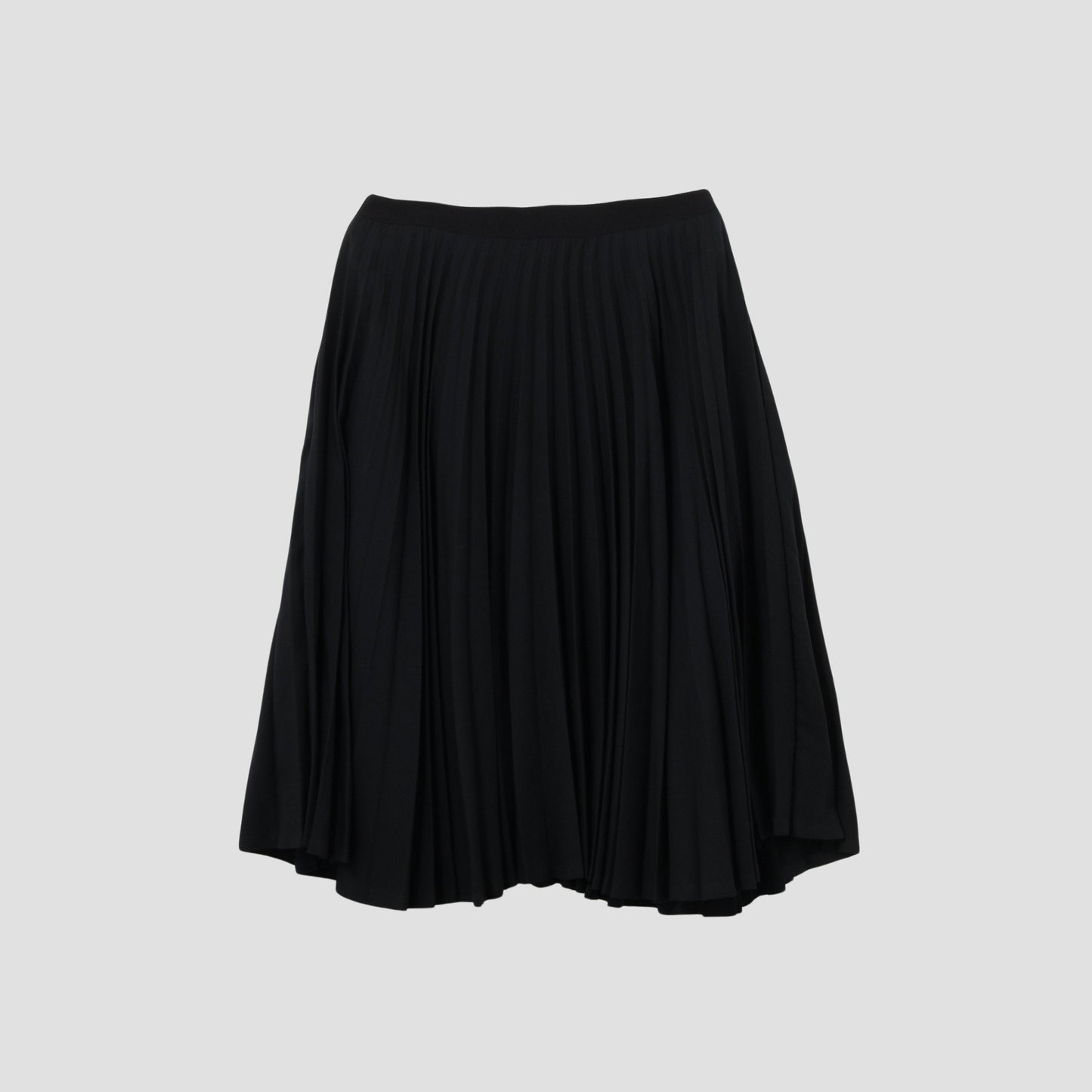FINE WOOL TWILL SKIRT