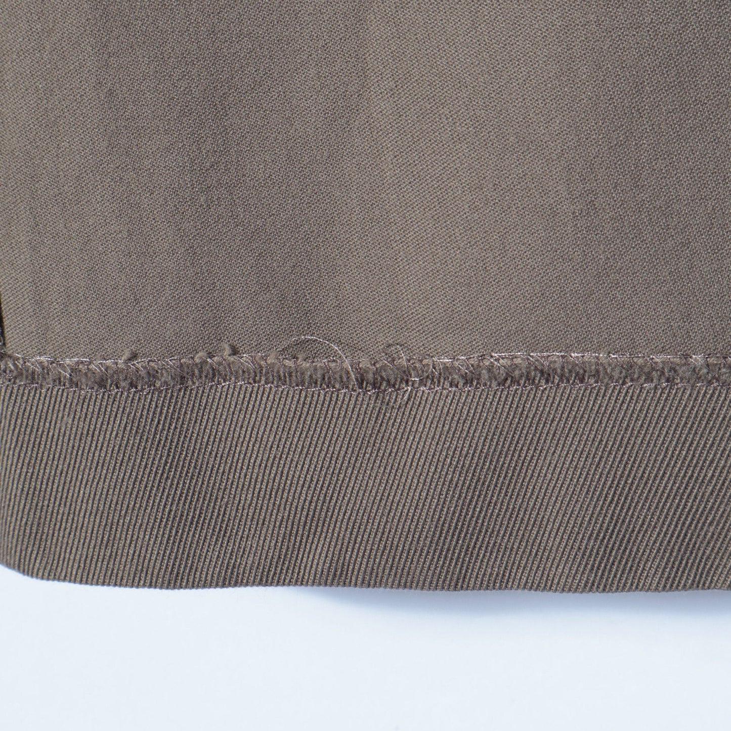 WOOL COTTON TWILL TROUSERS