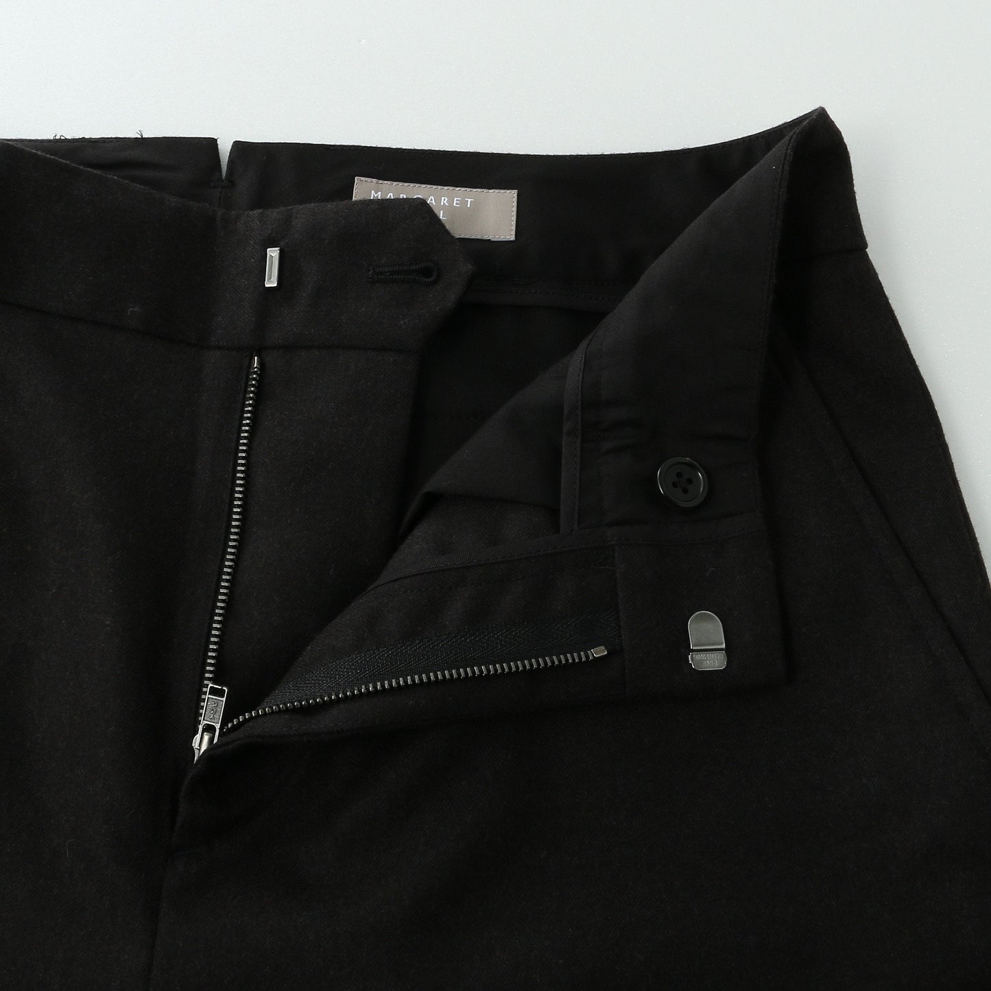 FINE WOOL FLANNEL TROUSERS