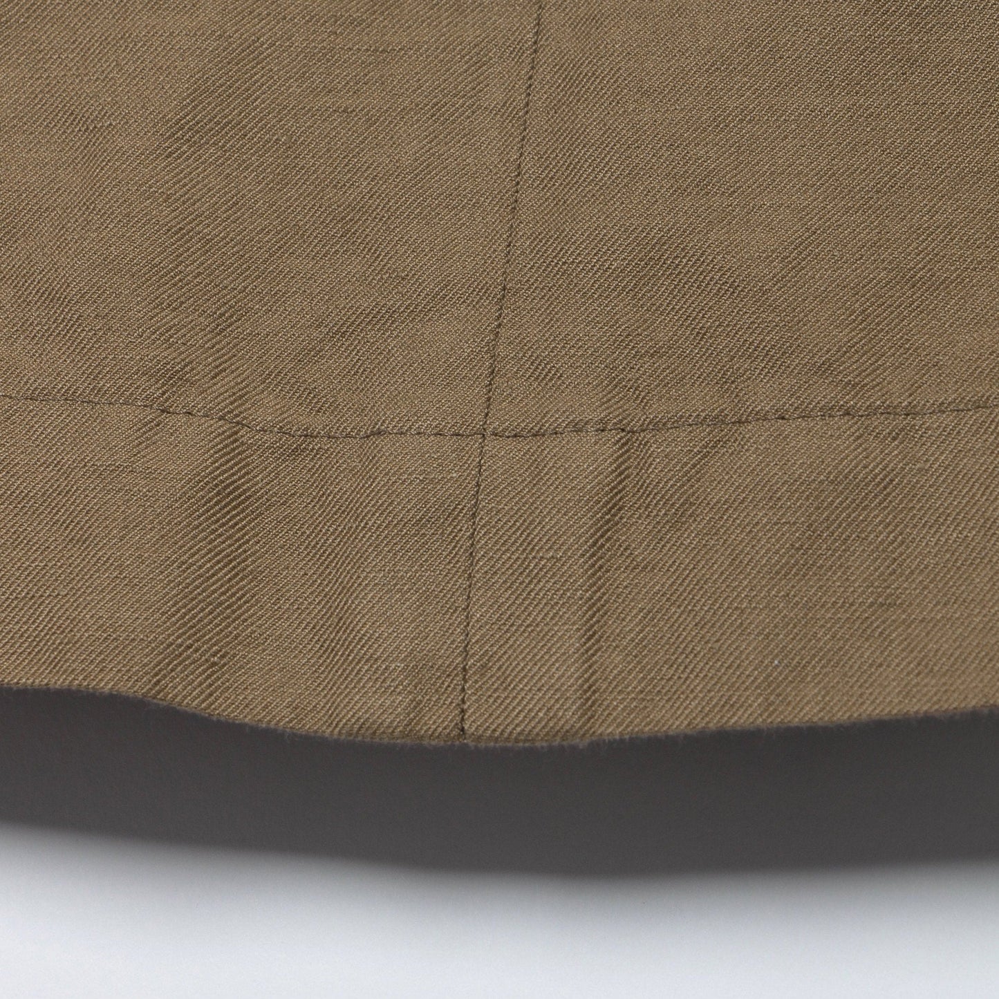 COTTON LINEN TWILL SKIRT