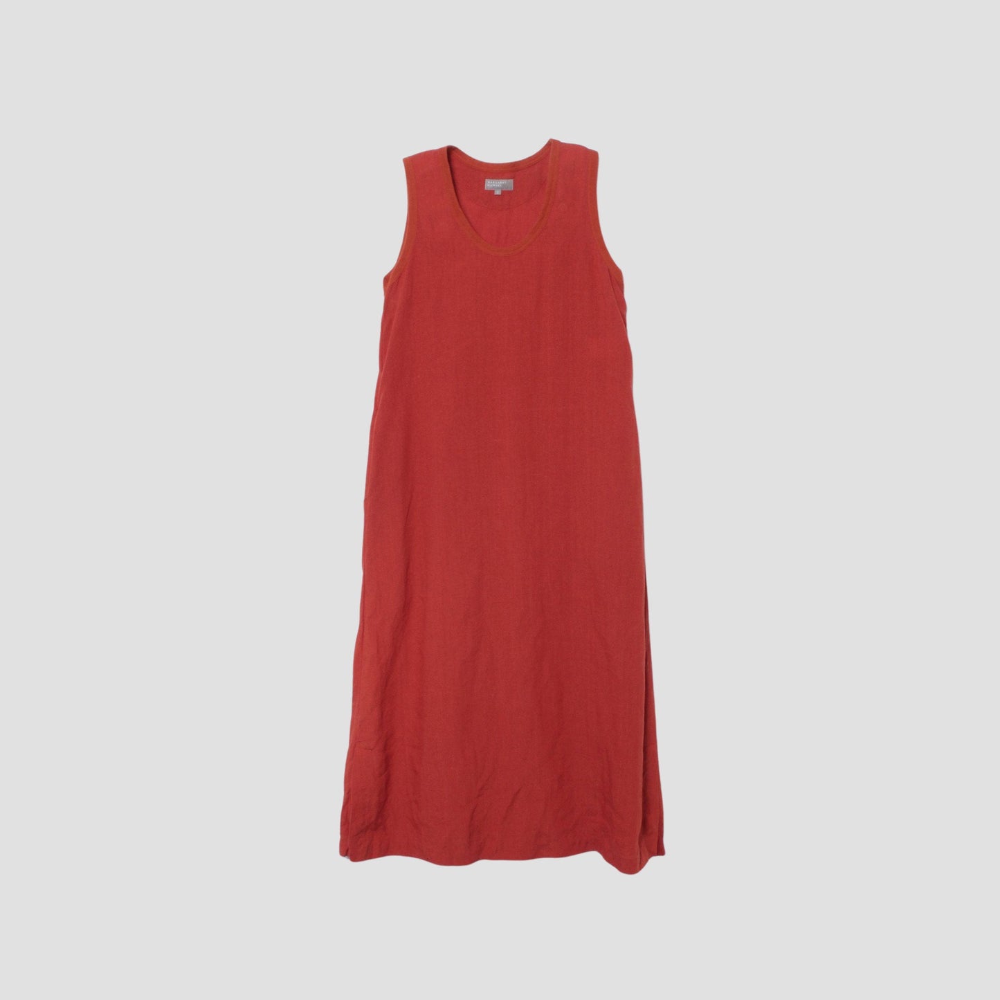 PLAIN WEAVE LINEN DRESS