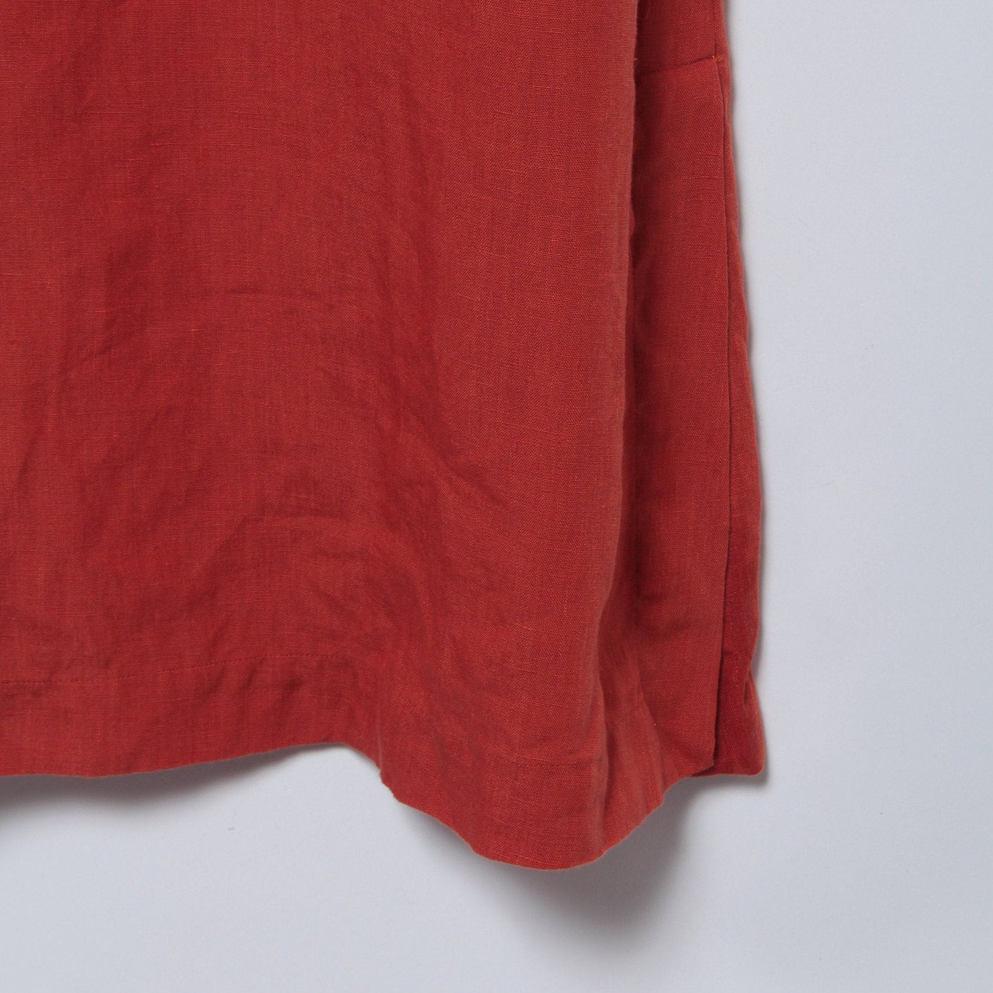 PLAIN WEAVE LINEN DRESS