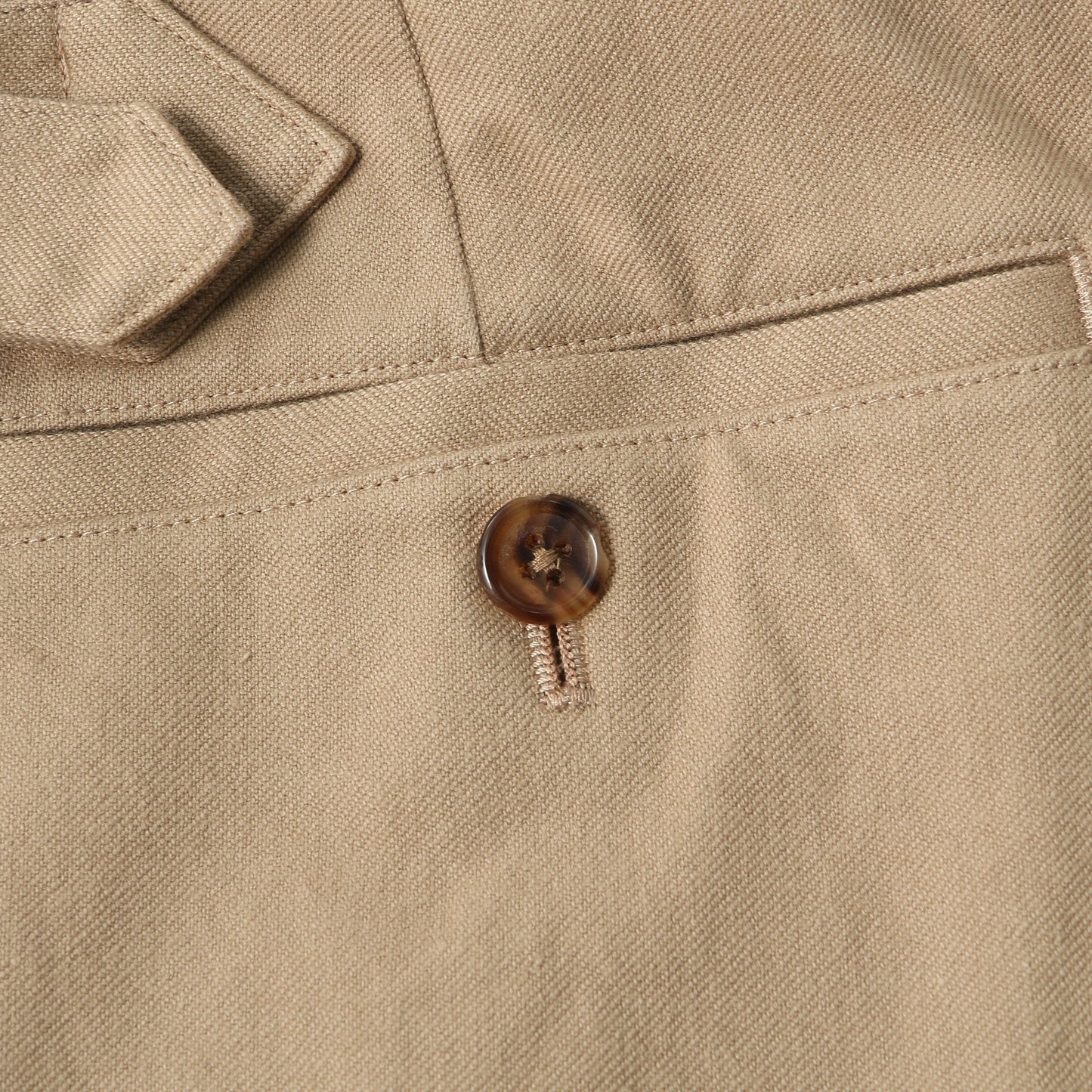 WORN COTTON TWILL SKIRT