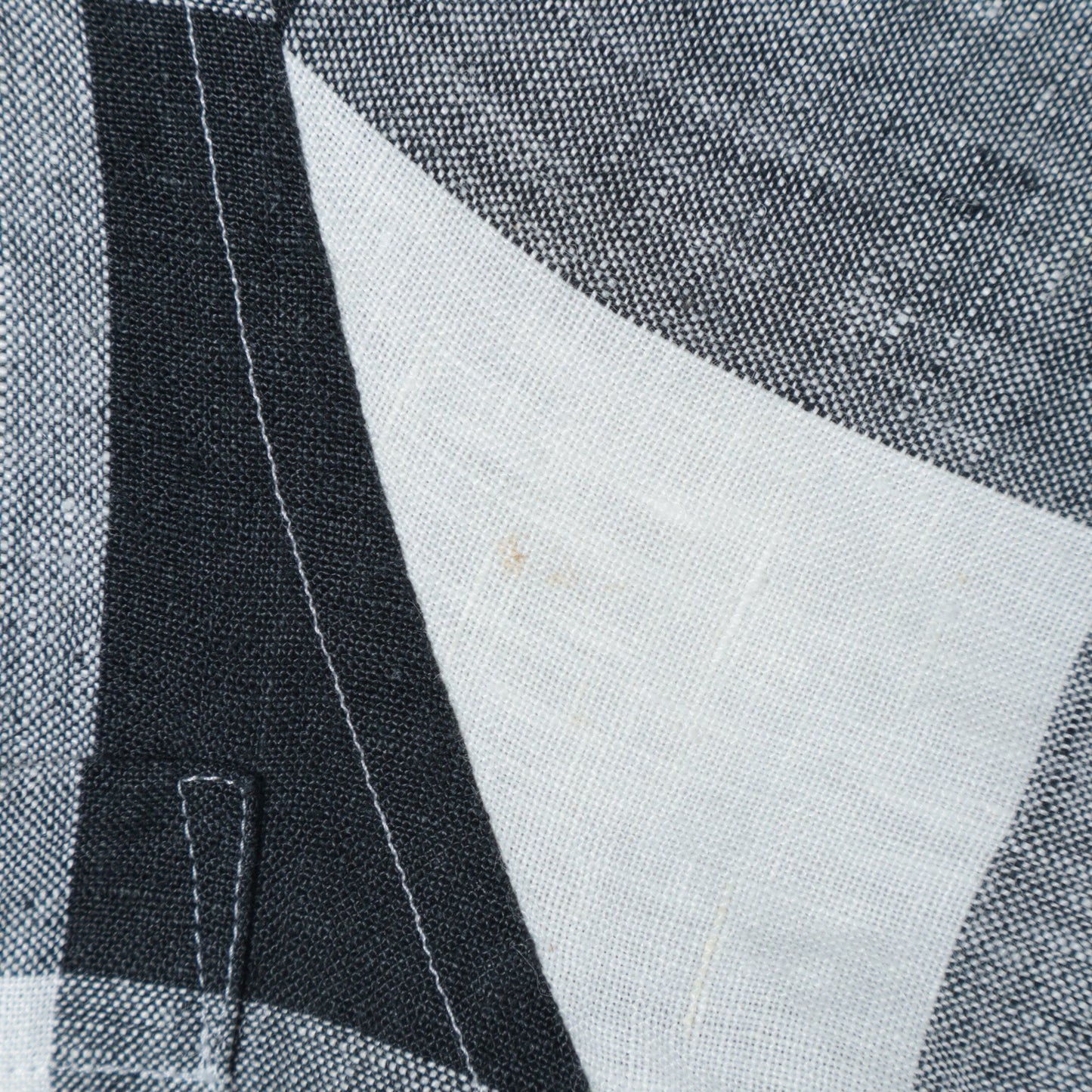 LARGE CHECK LINEN SHIRT