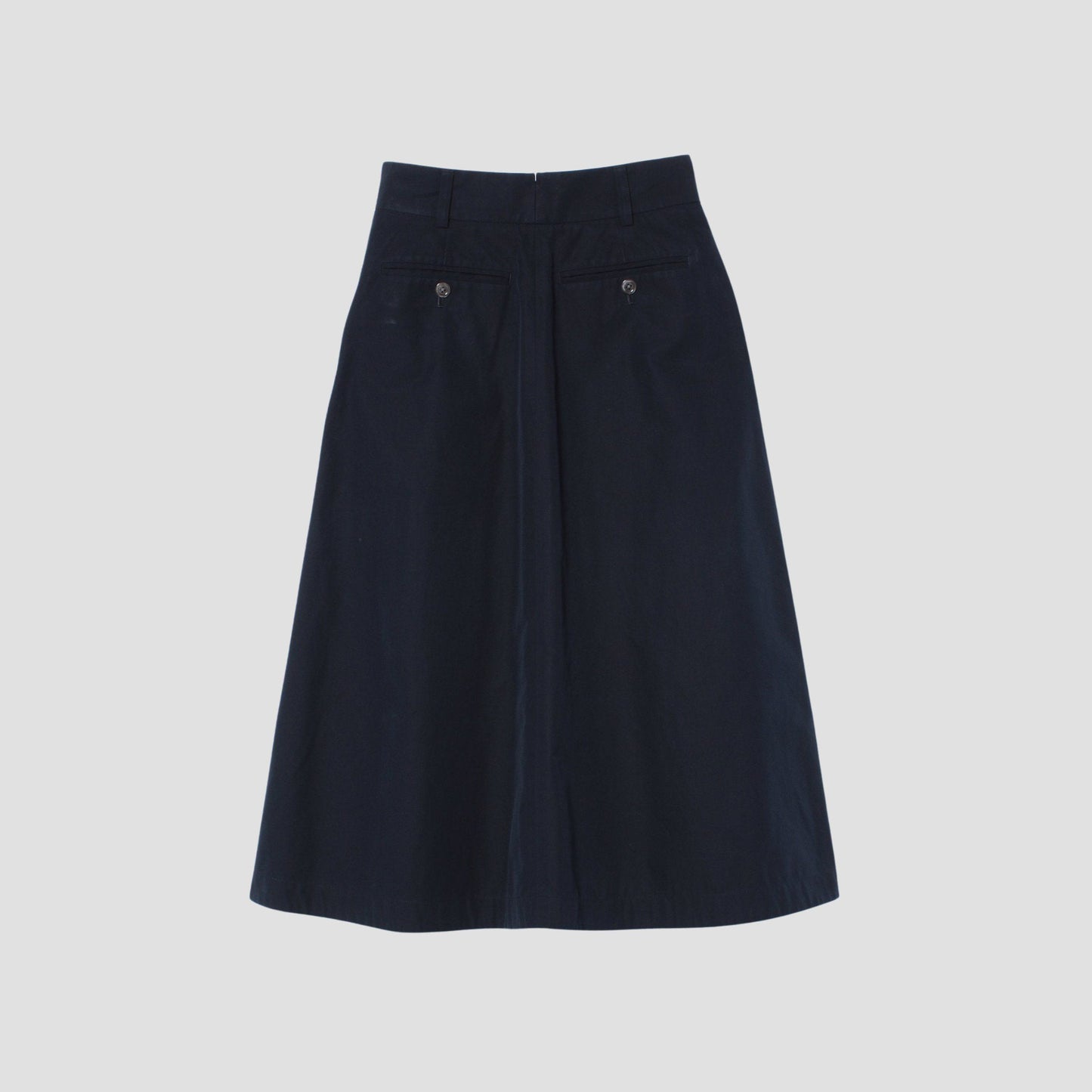COTTON PLAIN WEAVE SKIRT
