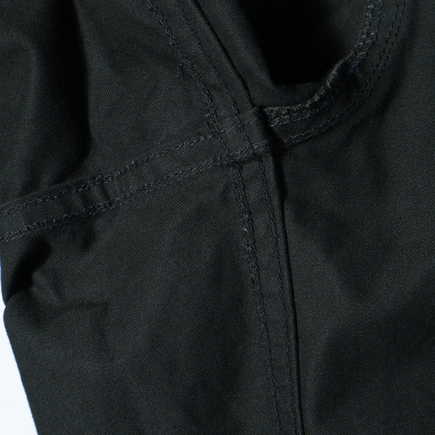 WASHED CHINO COTTON TROUSERS