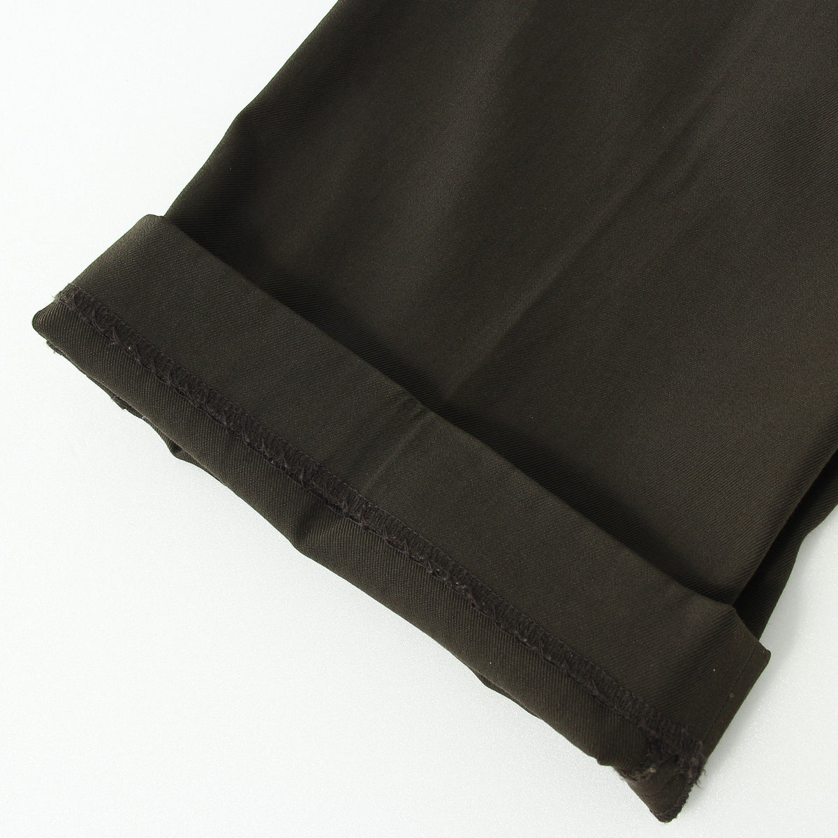 COMPACT COTTON WOOL TROUSERS
