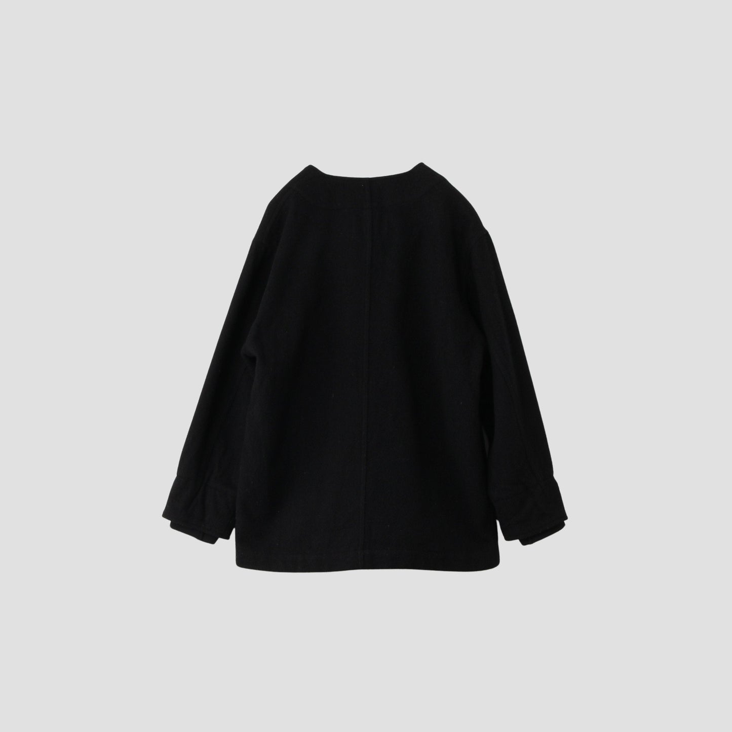 FELTED WOOL TWILL BLOUSON