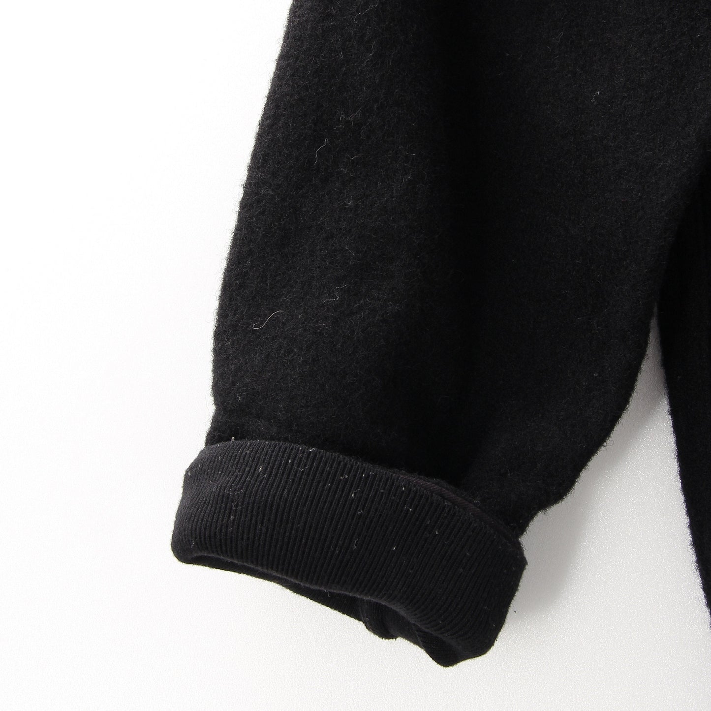 FELTED WOOL TWILL BLOUSON