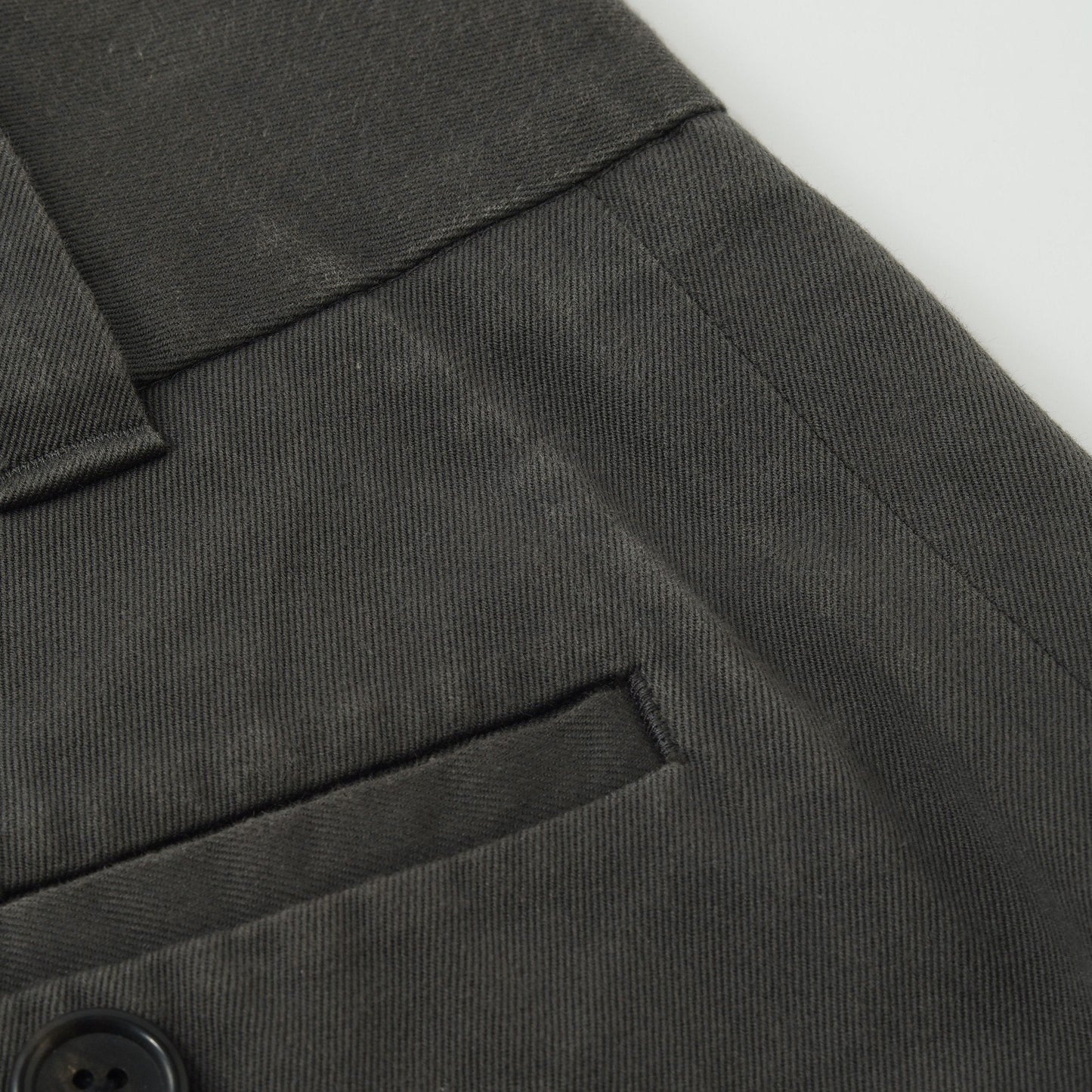 COTTON TWILL TROUSERS