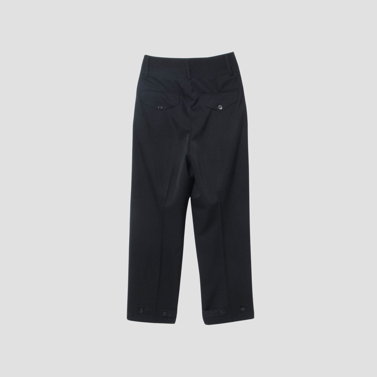 FLUID WOOL TWILL TROUSERS