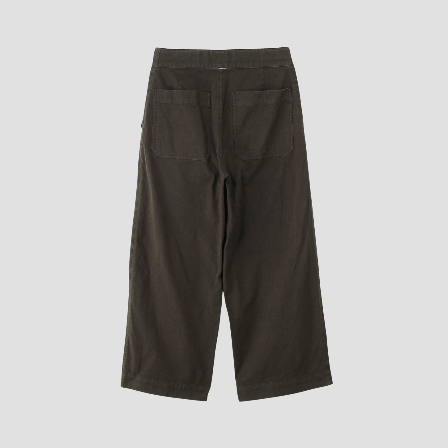 ROUGH COTTON CANVAS TROUSERS