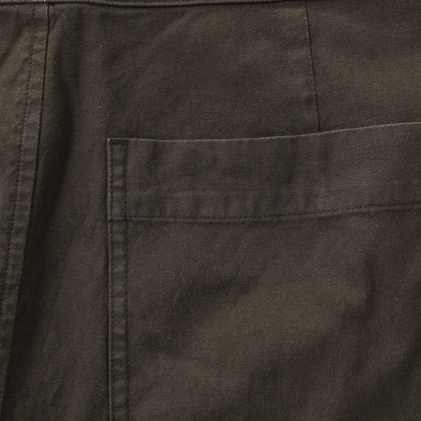 ROUGH COTTON CANVAS TROUSERS