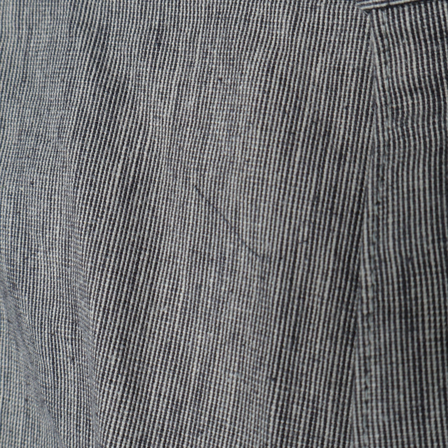 IRREGULAR END ON END COTTON LINEN TROUSERS