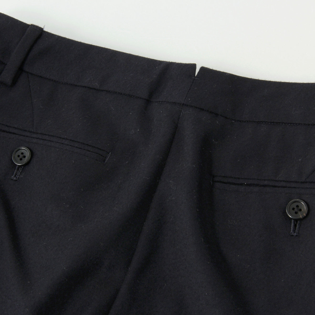 FINE WOOL FLANNEL TROUSERS