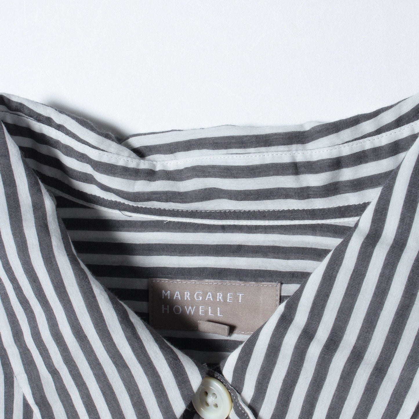 BOLD STRIPE COTTON SILK SHIRT
