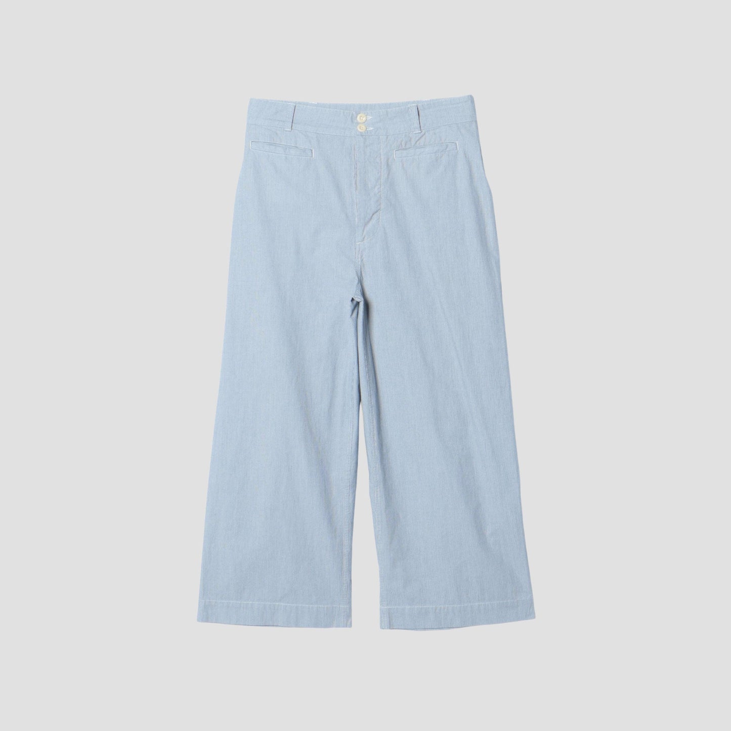 HAIRLINE COTTON TROUSERS