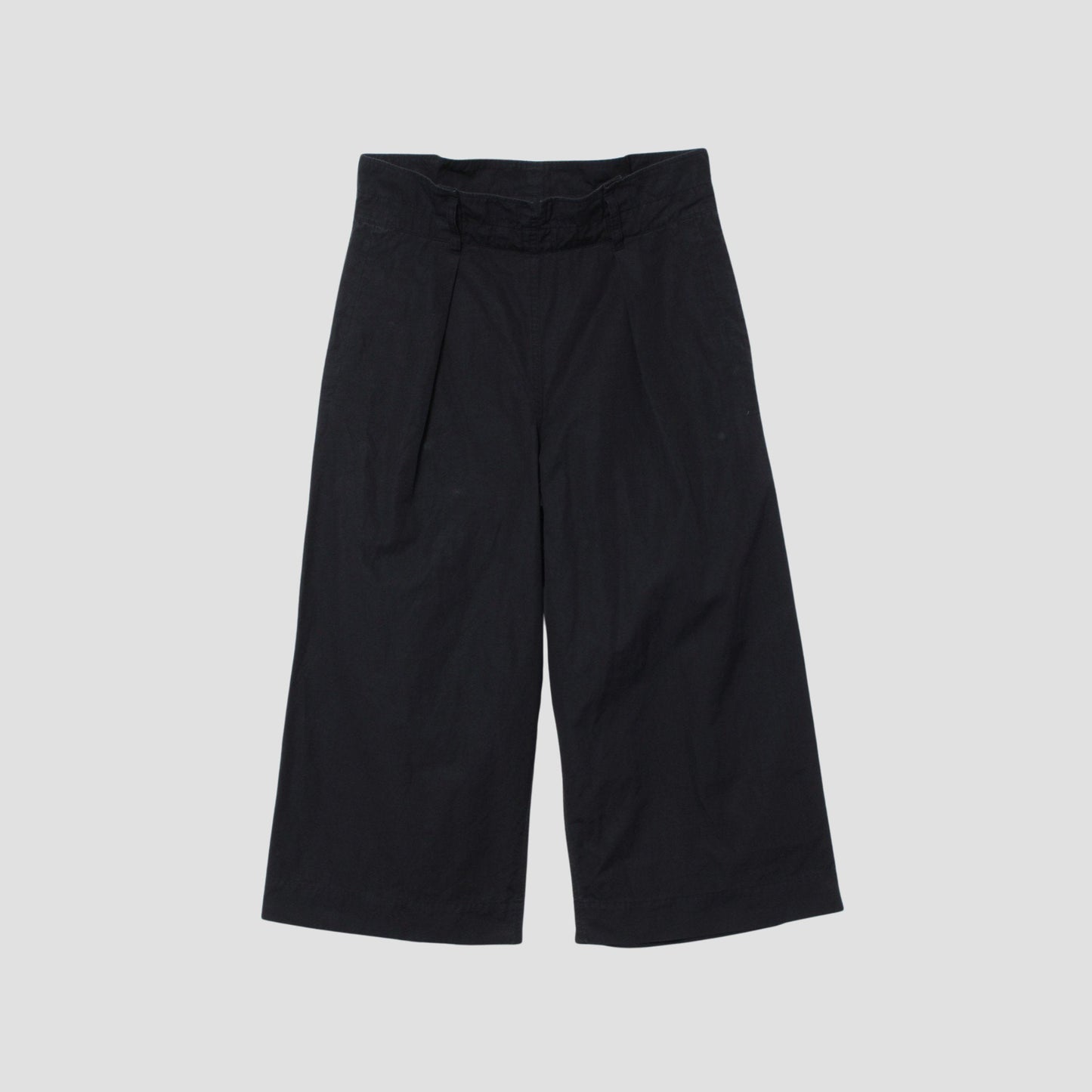 COTTON RAMIE TOUGH POPLIN TROUSERS