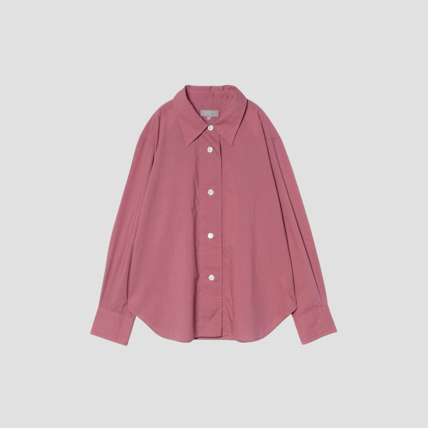 PIECE DYED WASHED COTTON SHIRT