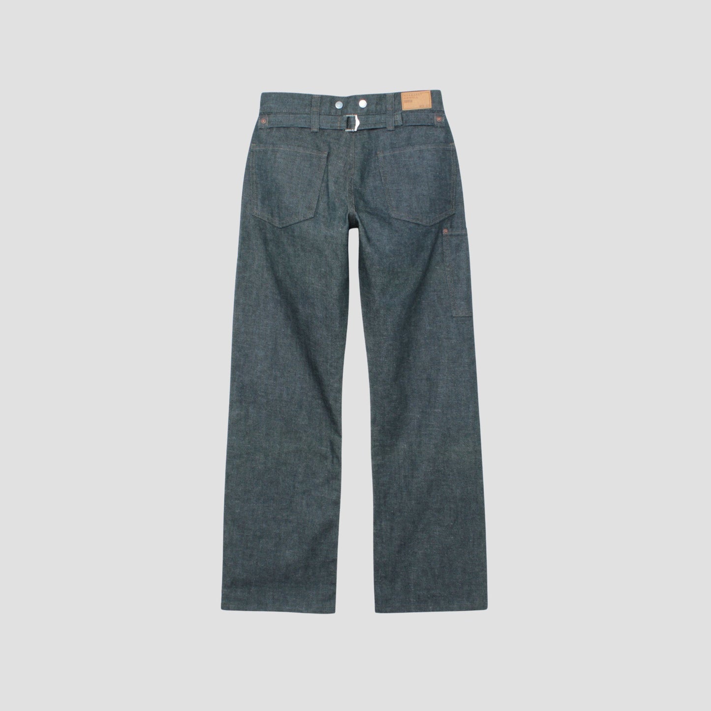 YELLOW CAST DENIM TROUSERS