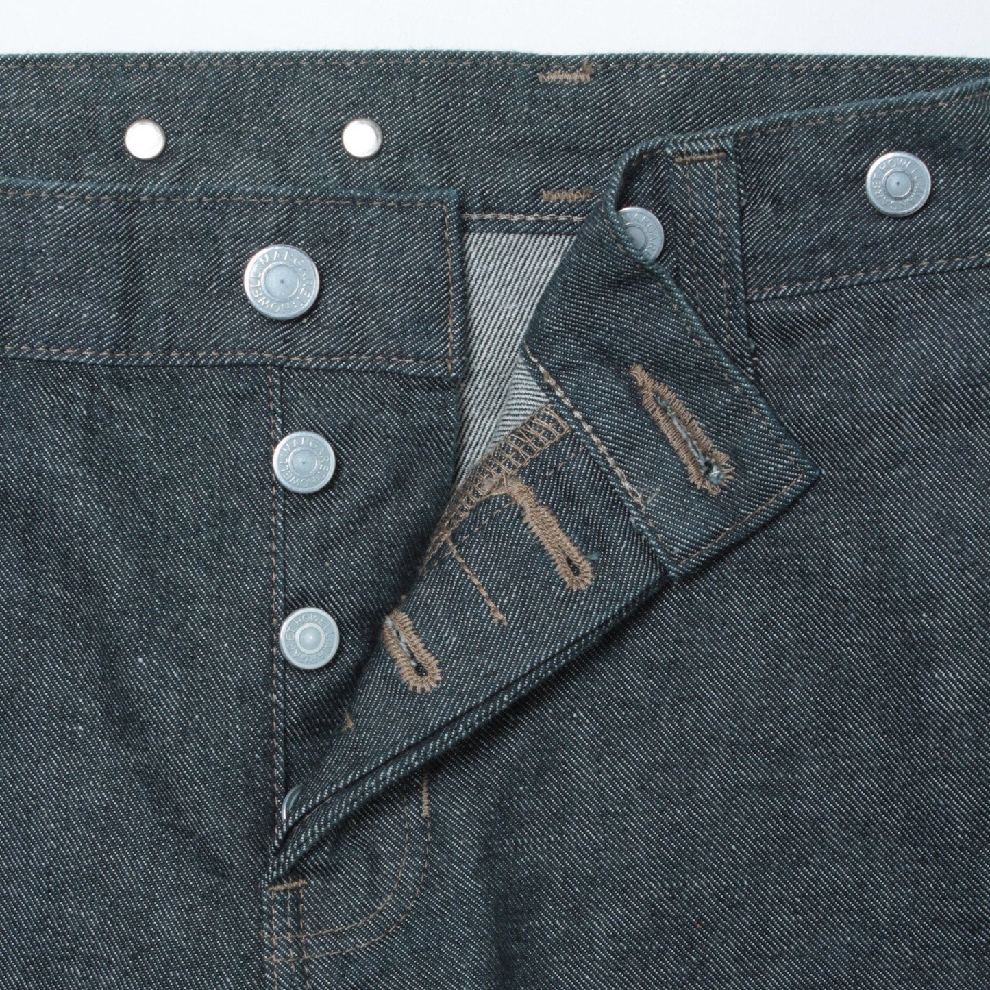 YELLOW CAST DENIM TROUSERS