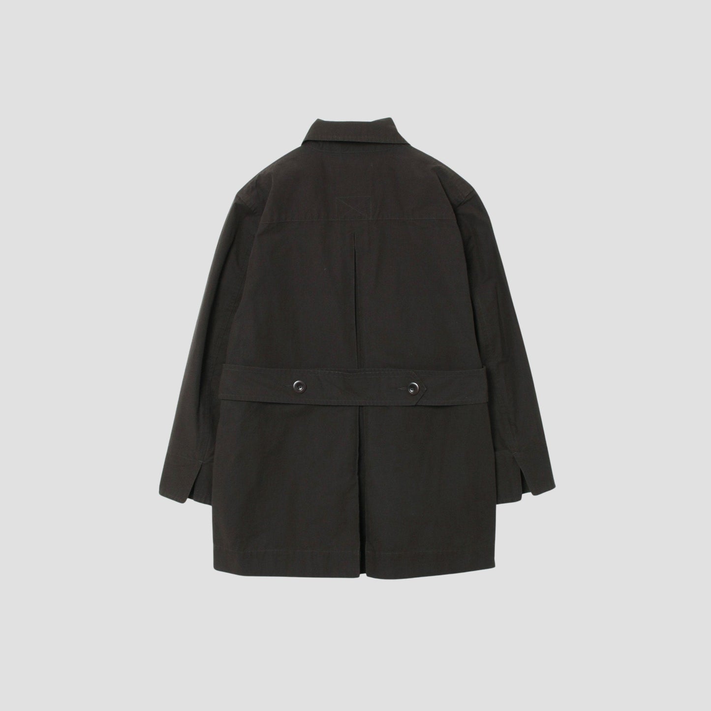WASHED COTTON POPLIN COAT