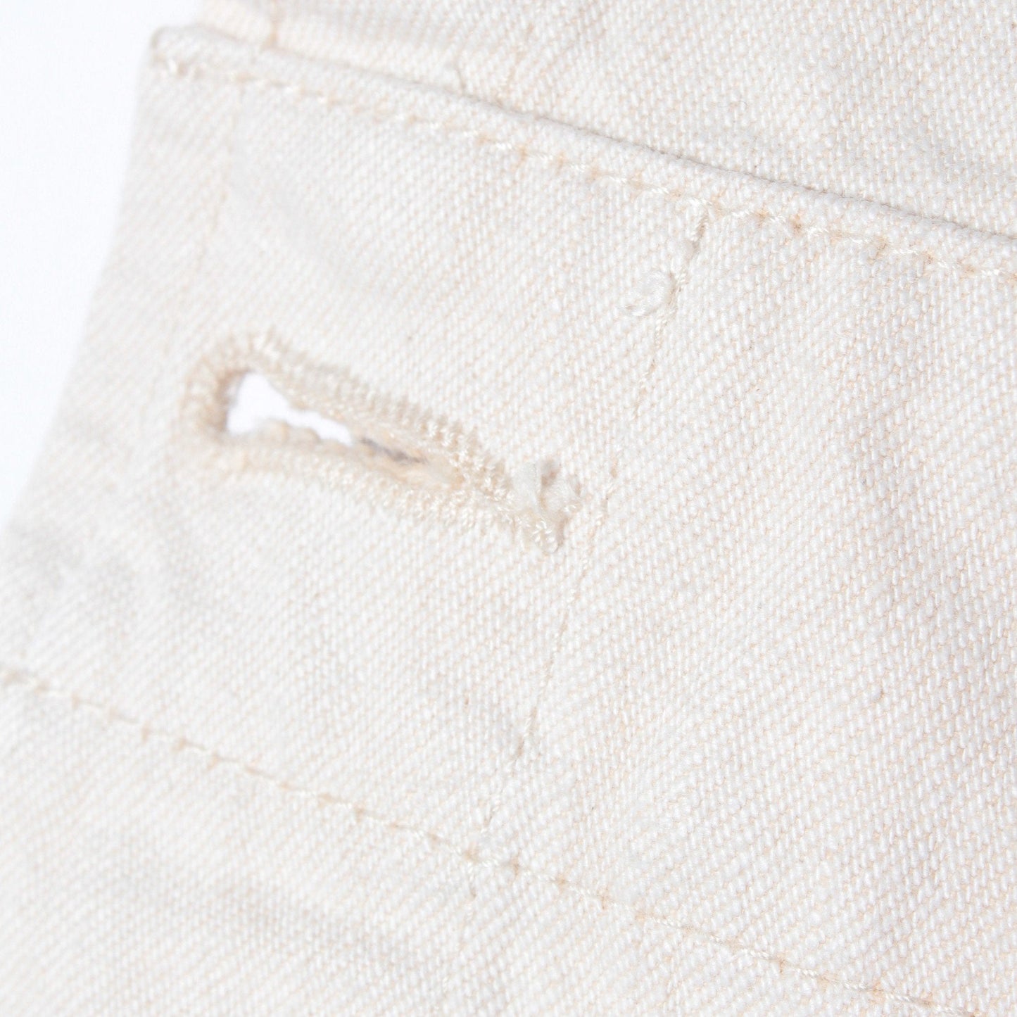 NATURAL DENIM TROUSERS