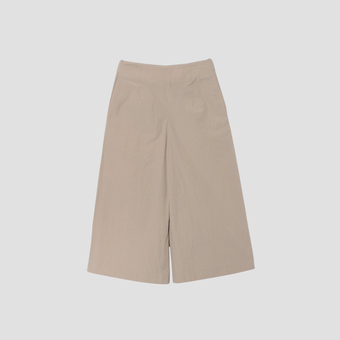 WASHED YARN DYE POPLIN TROUSERS
