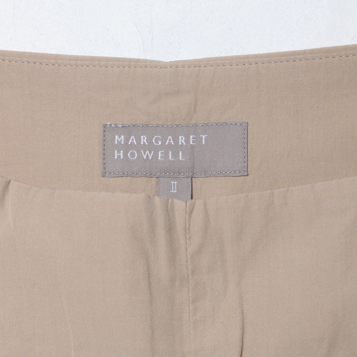 WASHED YARN DYE POPLIN TROUSERS
