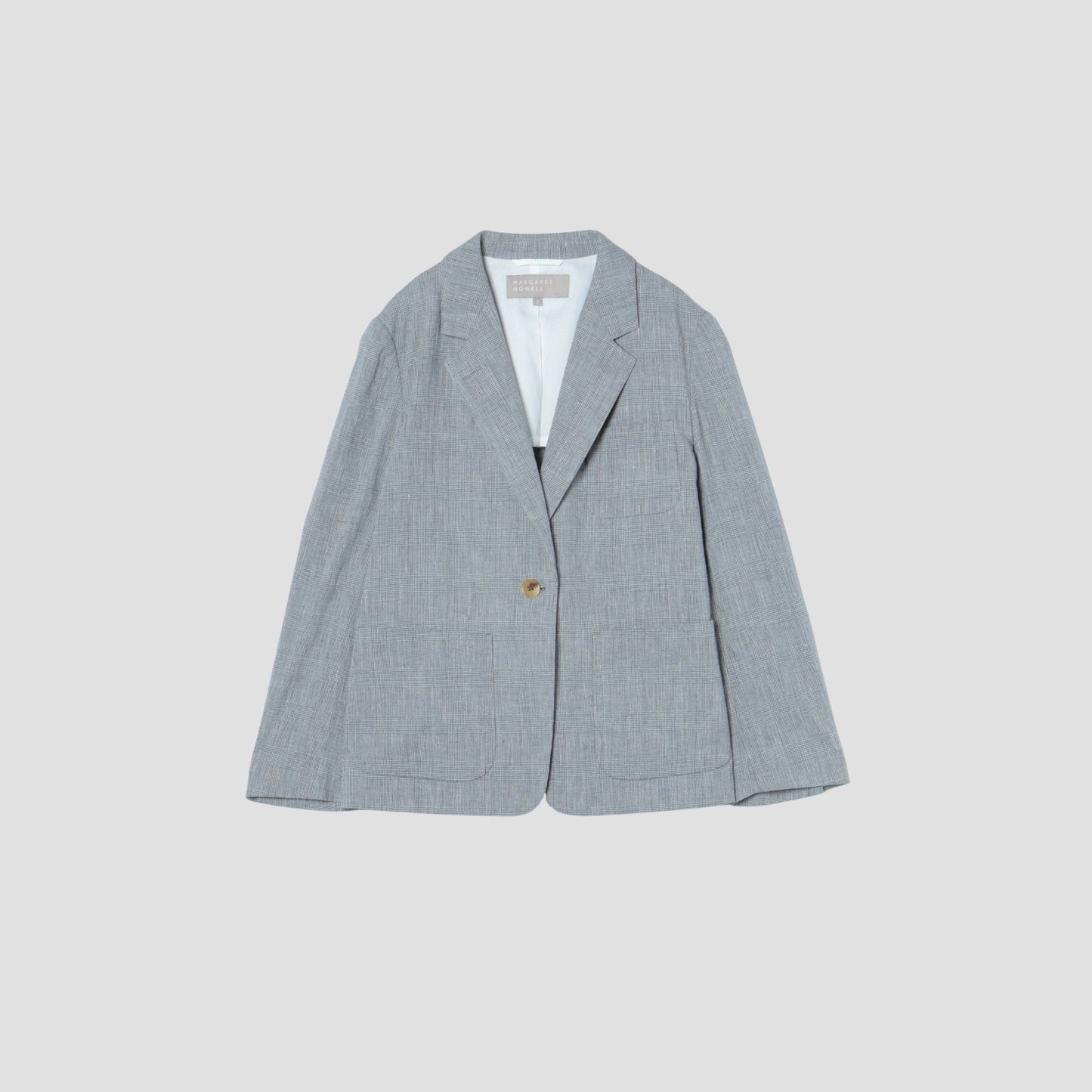 YARN DYED LINEN COTTON JACKET