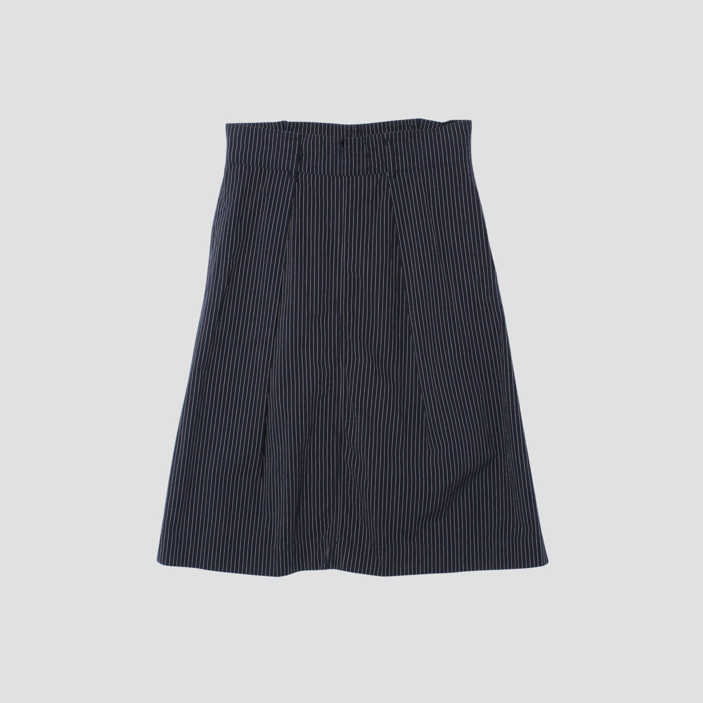 COTTON LINEN STRIPE SKIRT