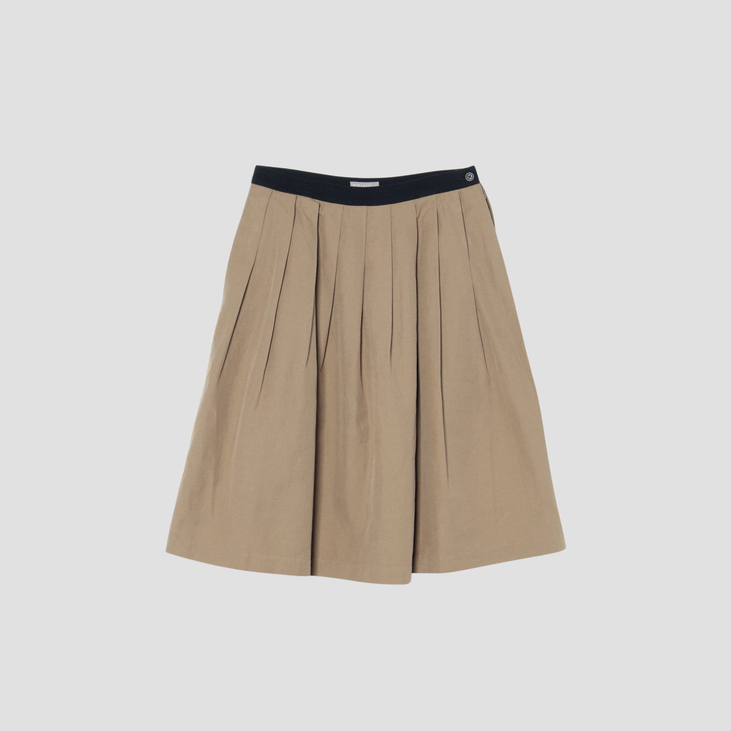 YARN DYE COTTON LINEN SKIRT