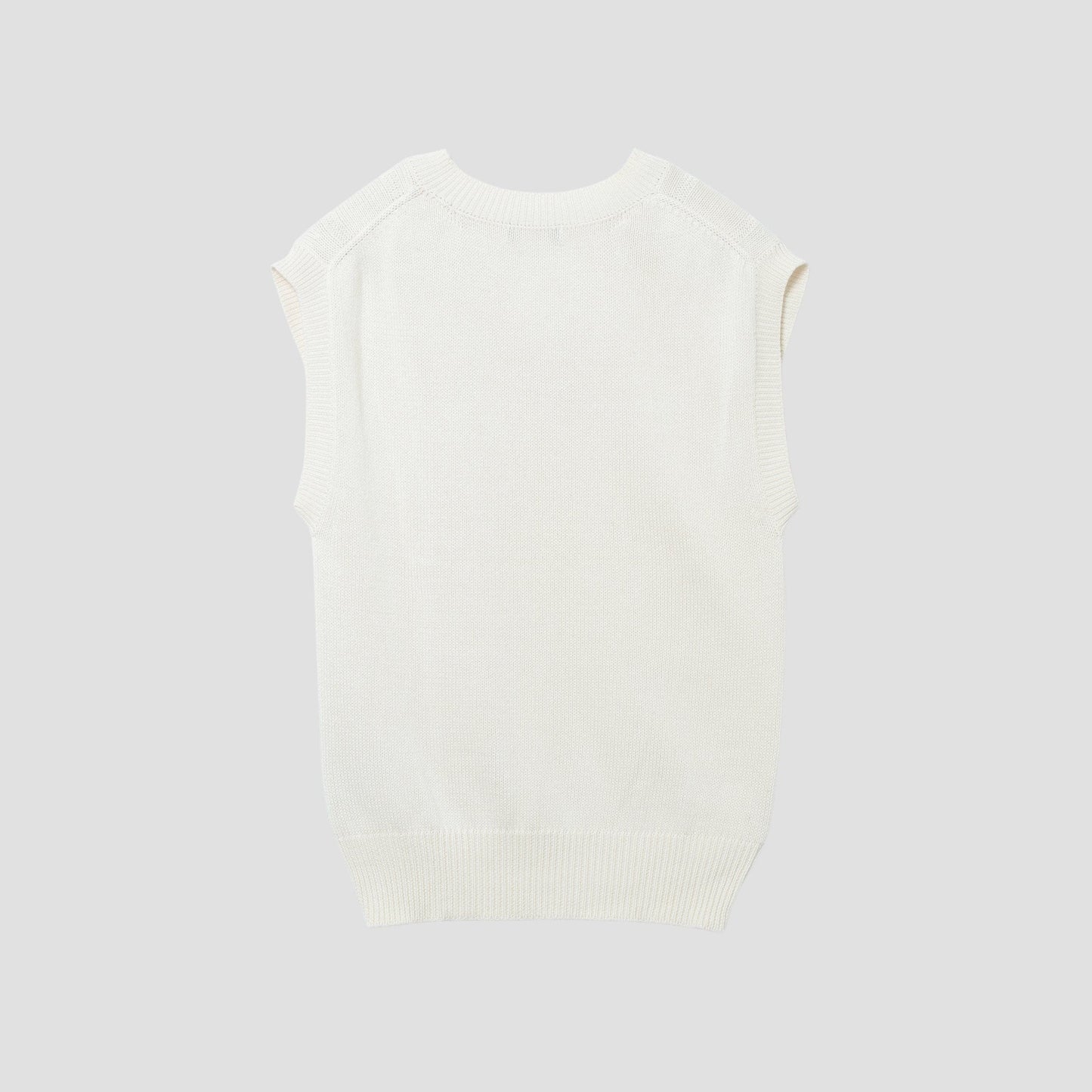 COTTON CABLE SLIPOVER KNIT