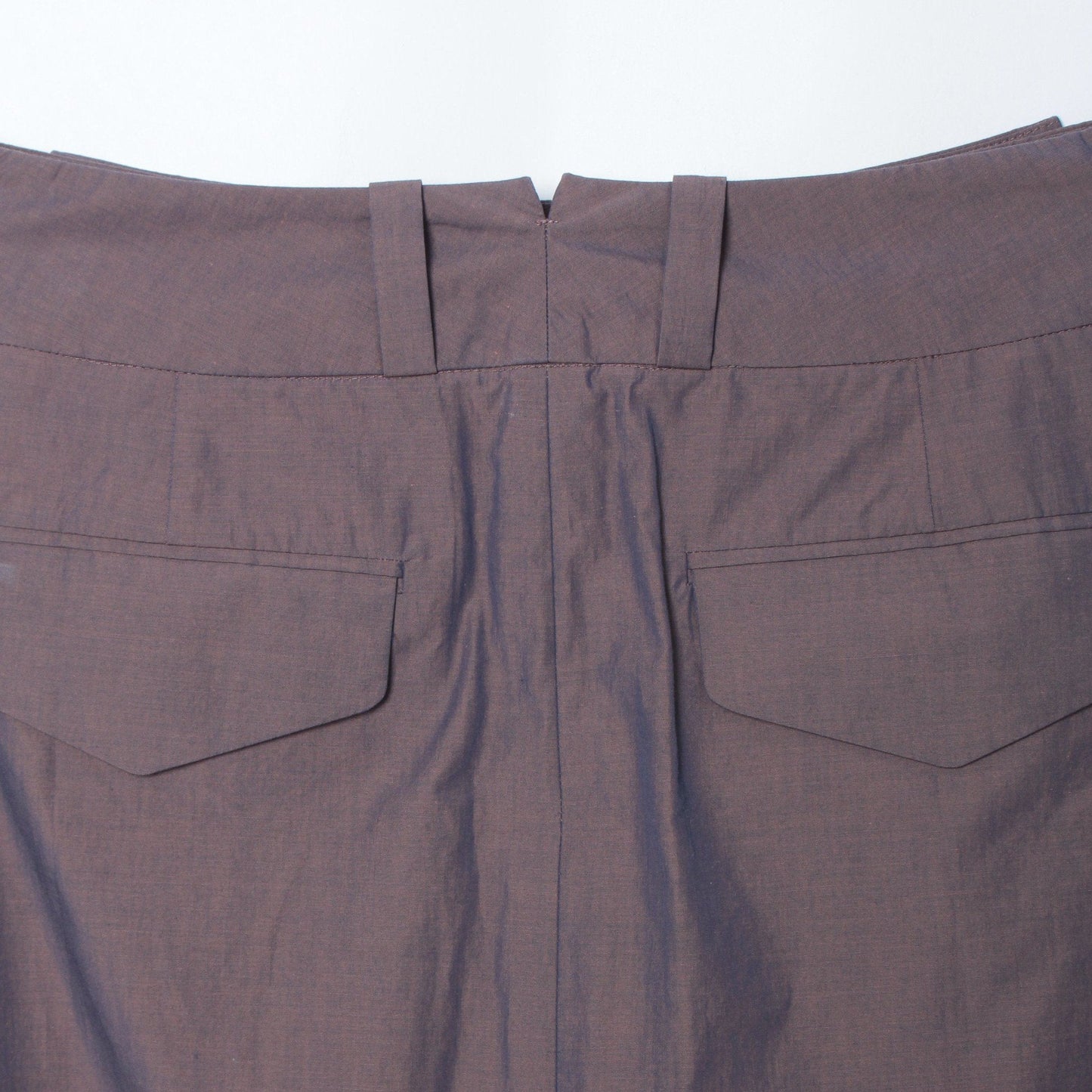 FINE COTTON CHAMBRAY SKIRT