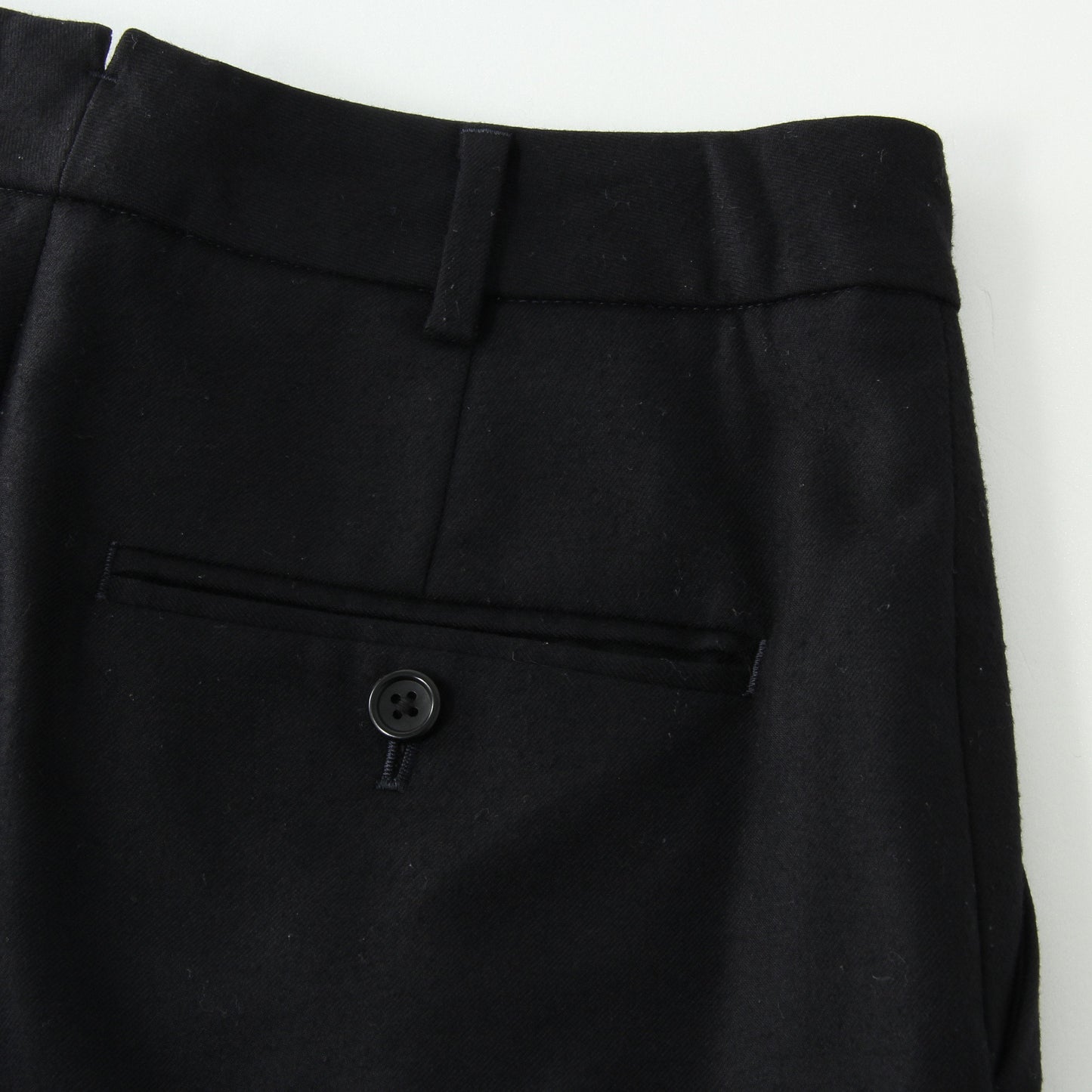FINE WOOL FLANNEL TROUSERS