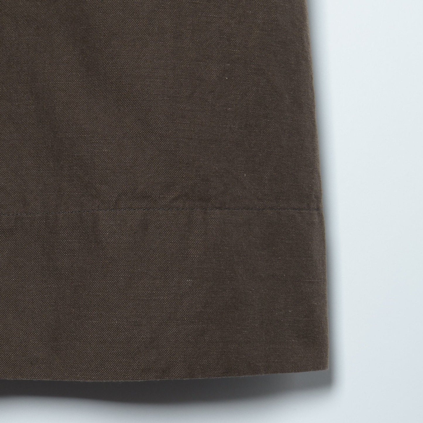 COTTON LINEN TWILL DRESS