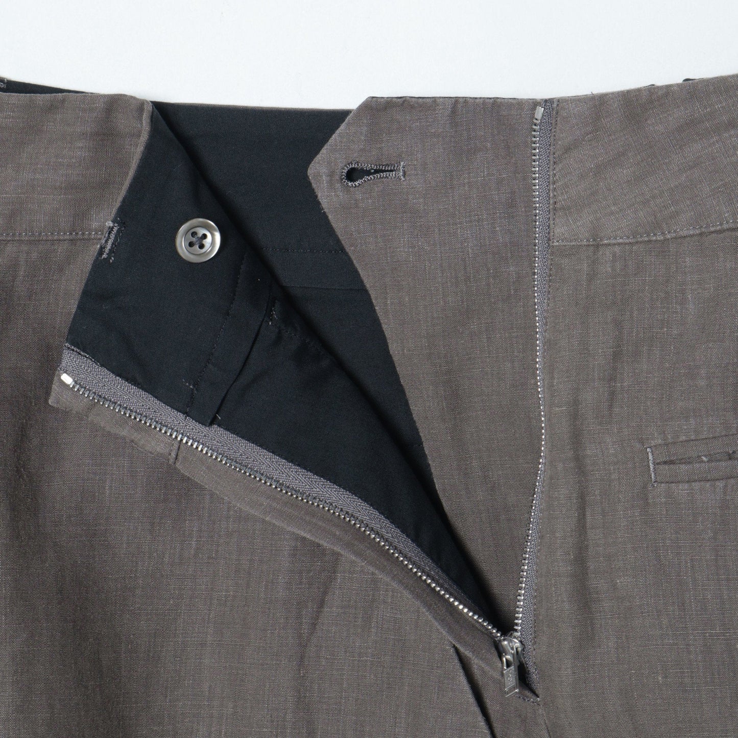 HIGH DENSE LINEN TROUSERS