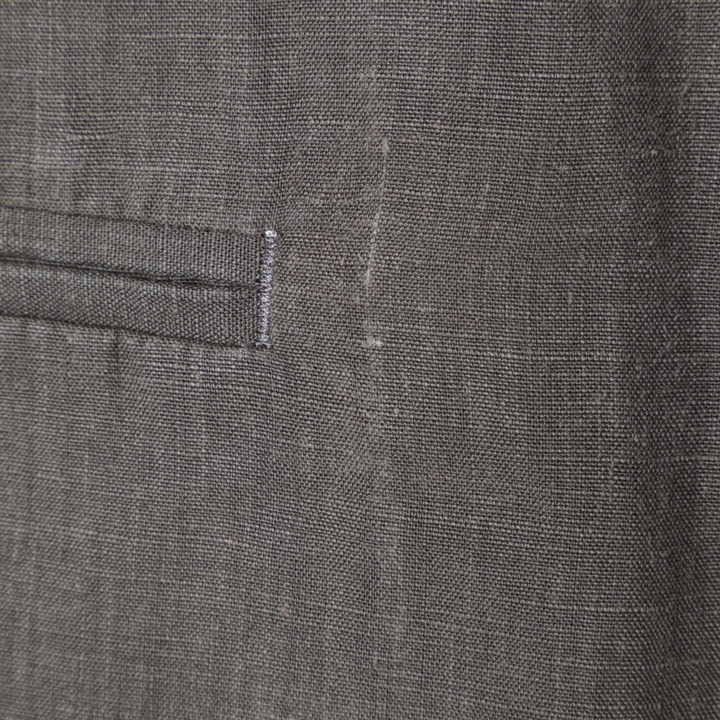 HIGH DENSE LINEN TROUSERS