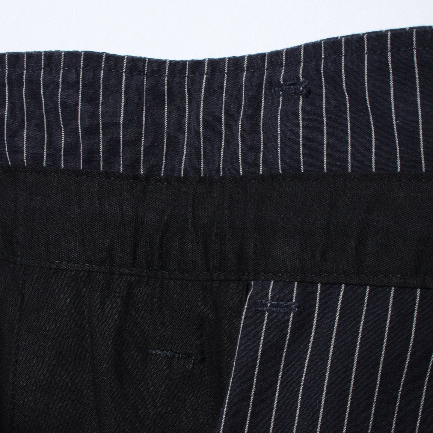 COTTON LINEN STRIPE SKIRT