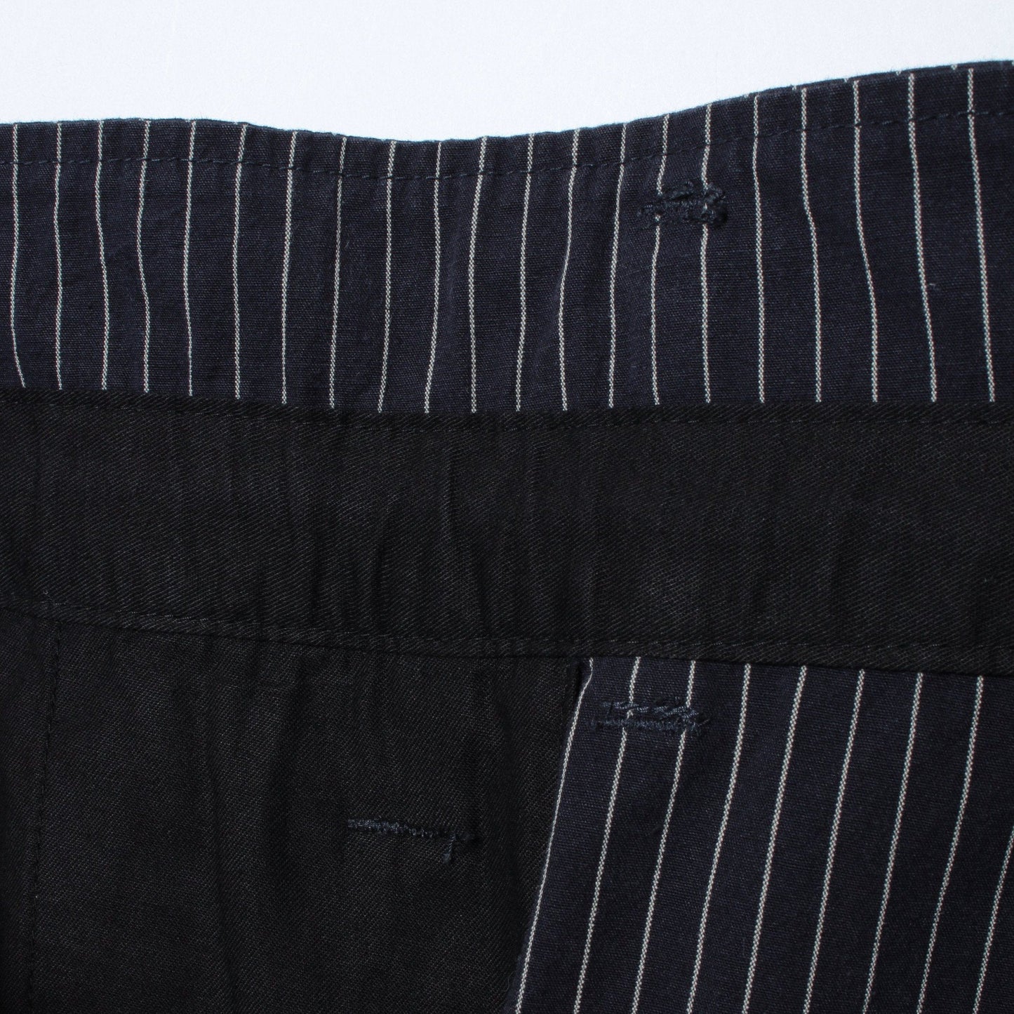 COTTON LINEN STRIPE SKIRT