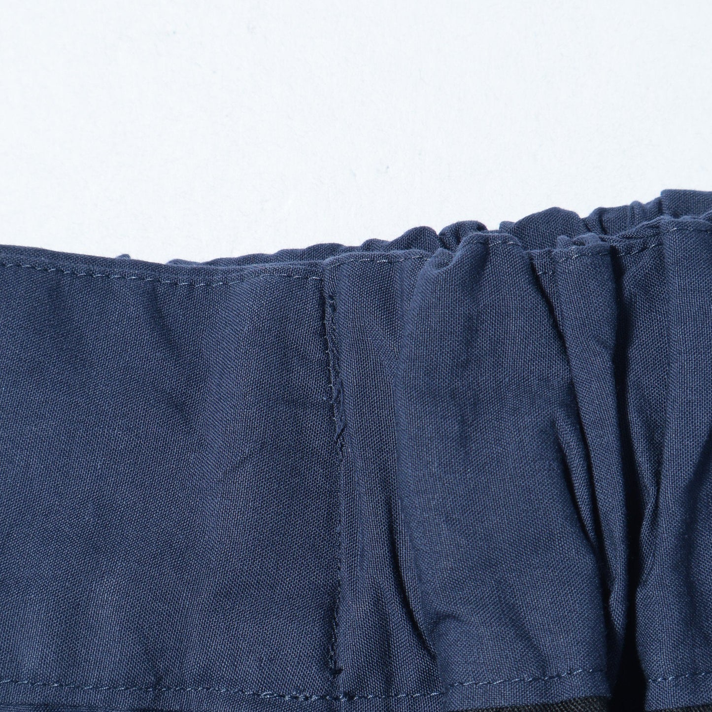 WASHED COTTON POPLIN TROUSERS