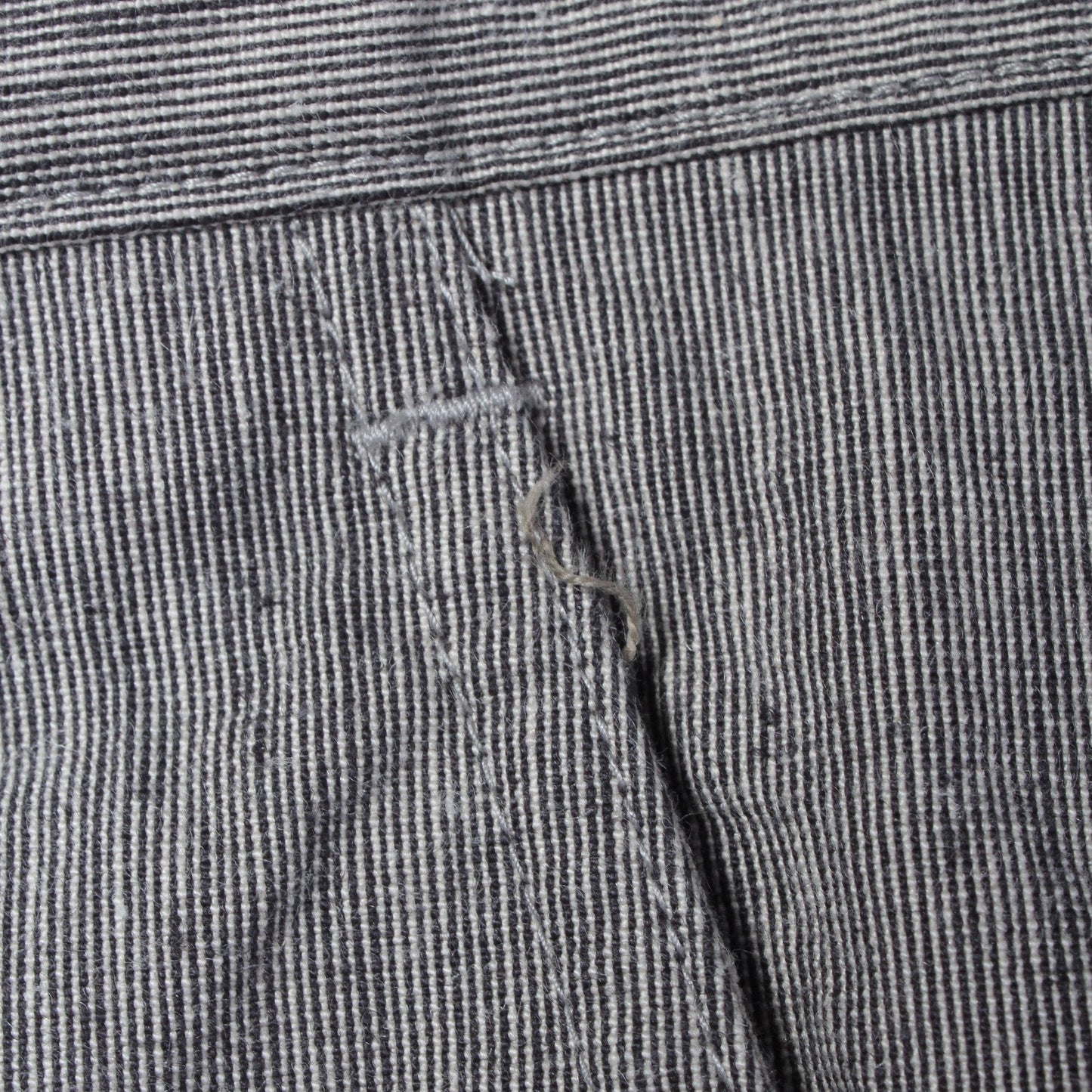 IRREGULAR END ON END COTTON LINEN TROUSERS