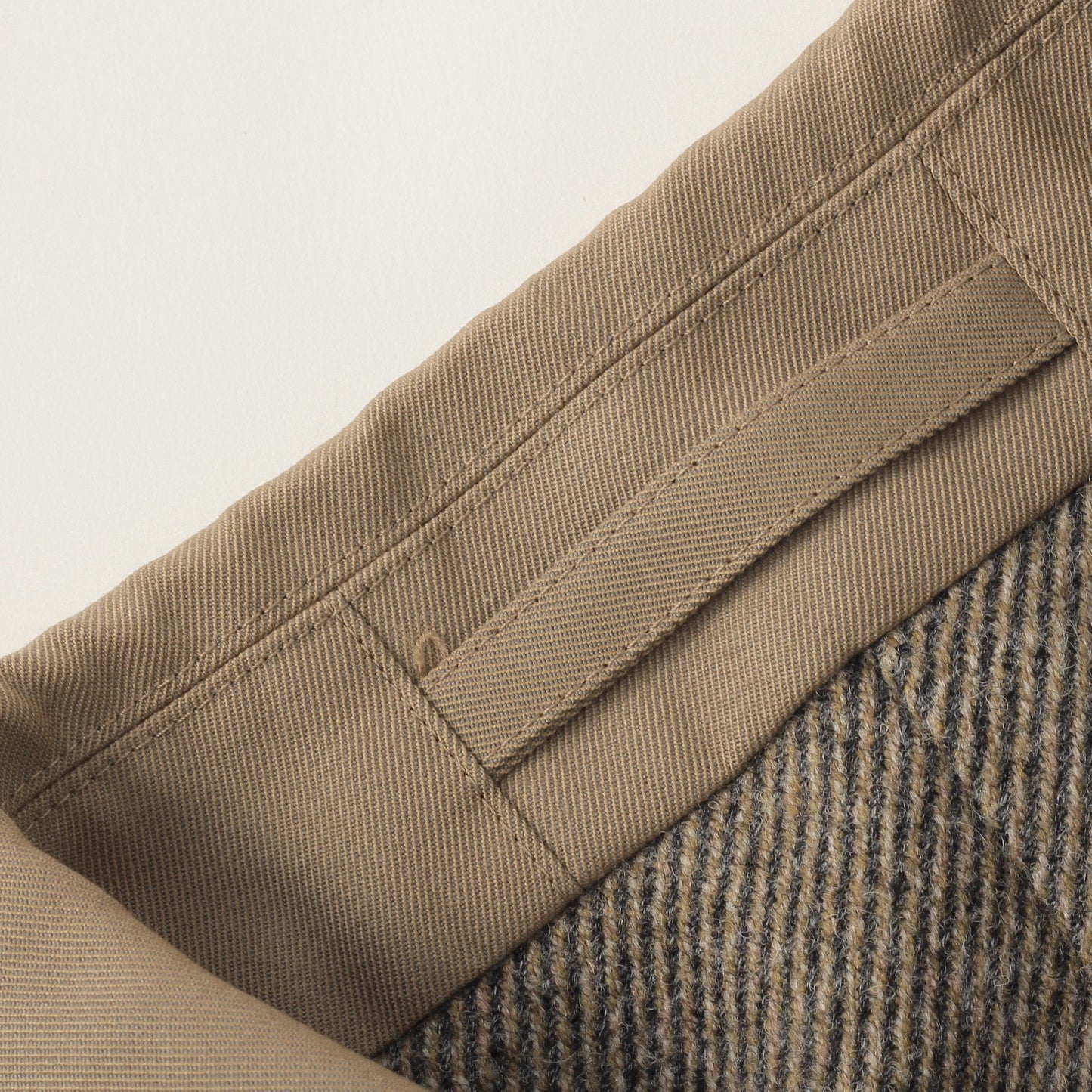WOOL COTTON GABARDINE COAT