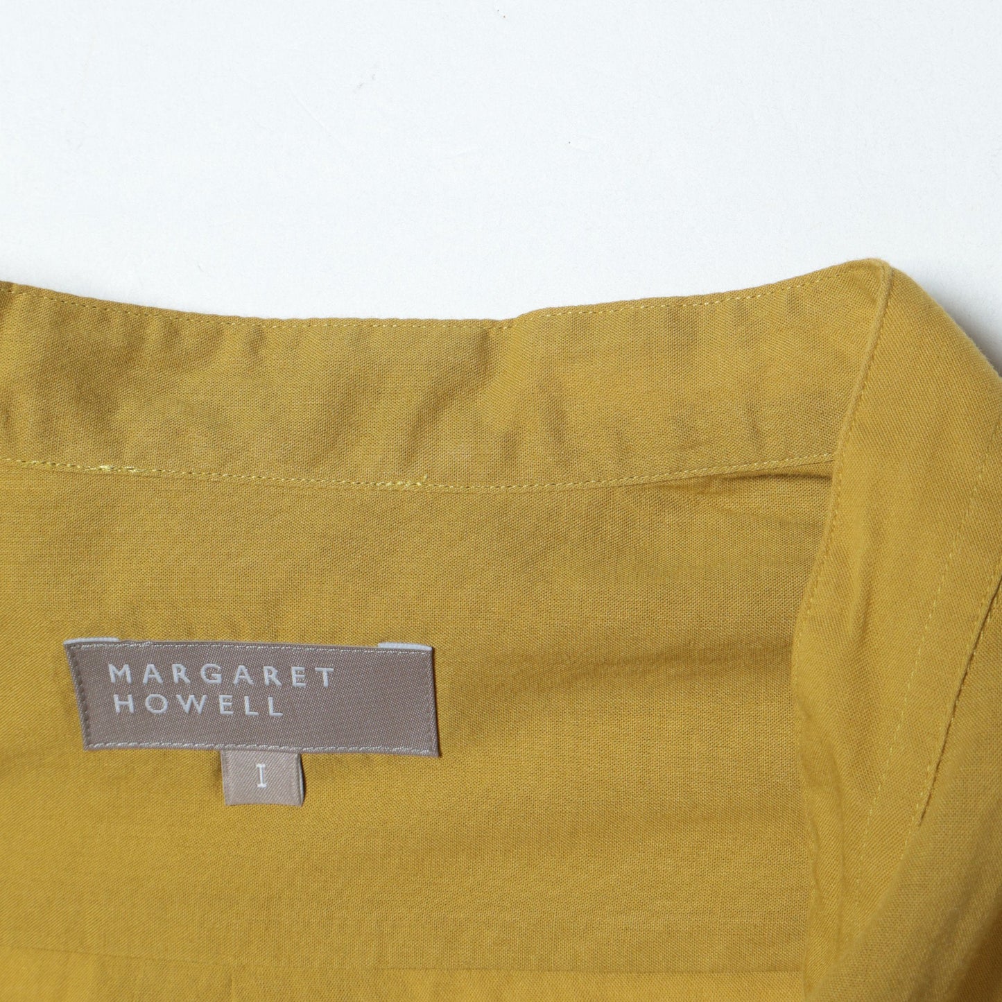 PIECE DYED WASHED COTTON SHIRT