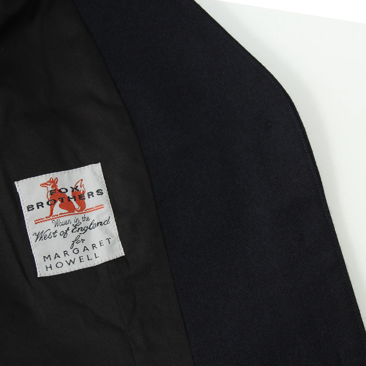 WASHED WOOL SERGE JACKET